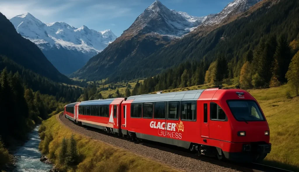 O Glacier Express atravessa algumas das paisagens mais espetaculares dos Alpes Suíços. Neste pacote pela Suíça, o roteiro inclui o trecho panorâmico de Zermatt a Chur em 2ª classe.